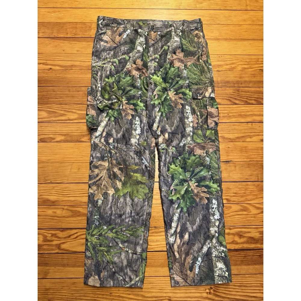 Ol Tom Technical Turkey Gear Mens Mossy Oak Camo Cargo Hunting Pants Large 36-38
